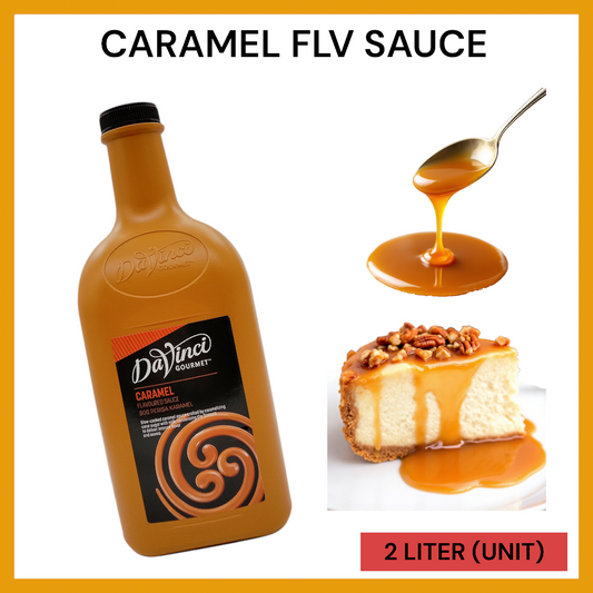 DA VINCI GOURMET CARAMEL FLV SAUCE 2 LITER PER UNIT