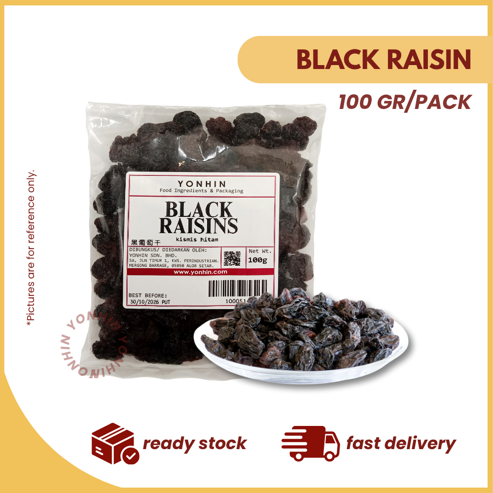 BLACK RAISIN 100GM-PKT-R