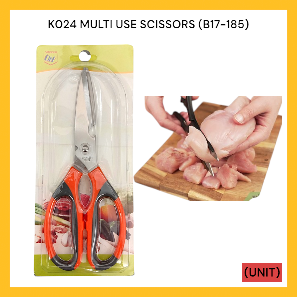 K024 MULTI USE SCISSORS (B17-185) PER UNIT
