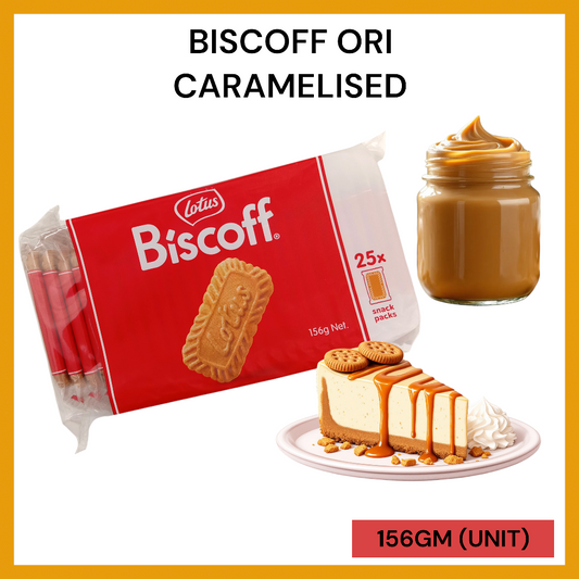 BISCOFF ORI CARAMELISED 156GM PER UNIT