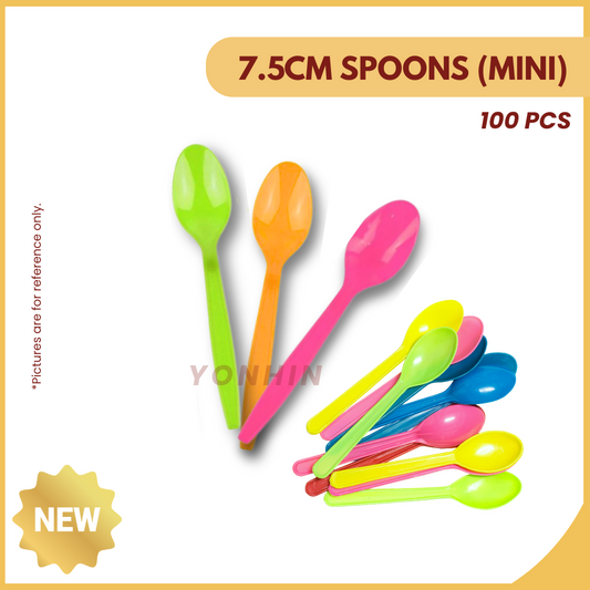 7.5CM SPOONS (MINI) (00016) 100`s-UNIT