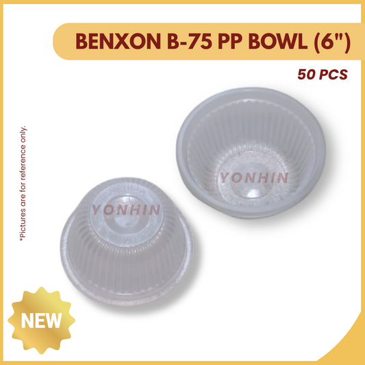 BENXON B-75 (6") PP BOWL 50'S-UNIT