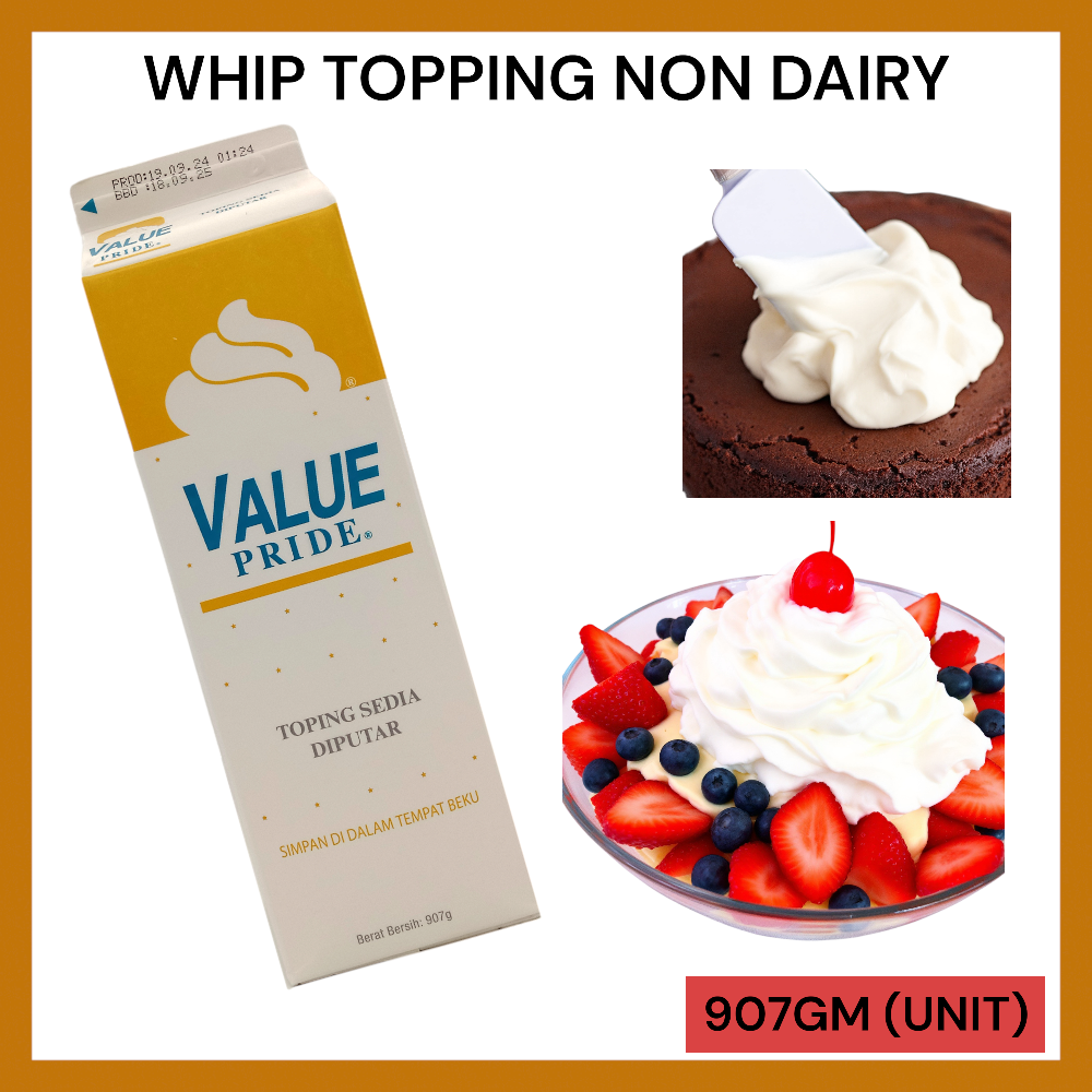 RICH VALUE PRIDE WHIP TOPPING NON DAIRY (05359) 907GM PER UNIT