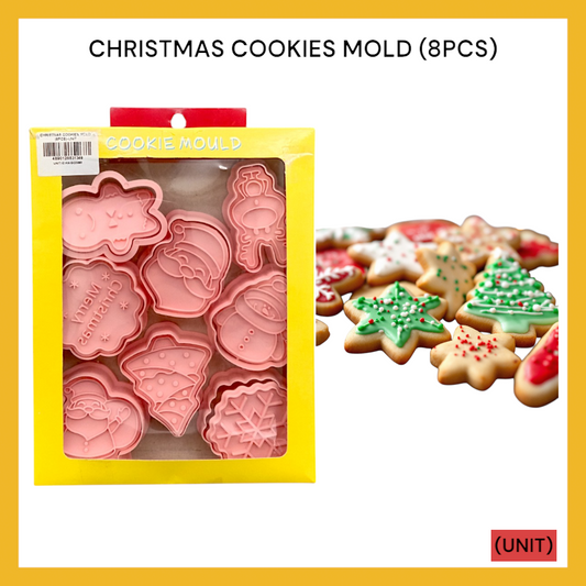 CHRISTMAS COOKIES MOLD (8PCS) PER UNIT