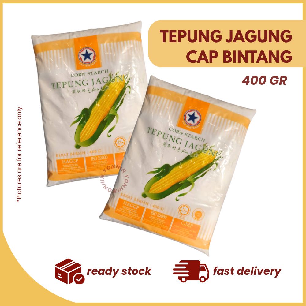 TEPUNG JAGUNG CAP BINTANG 400GM-UNIT