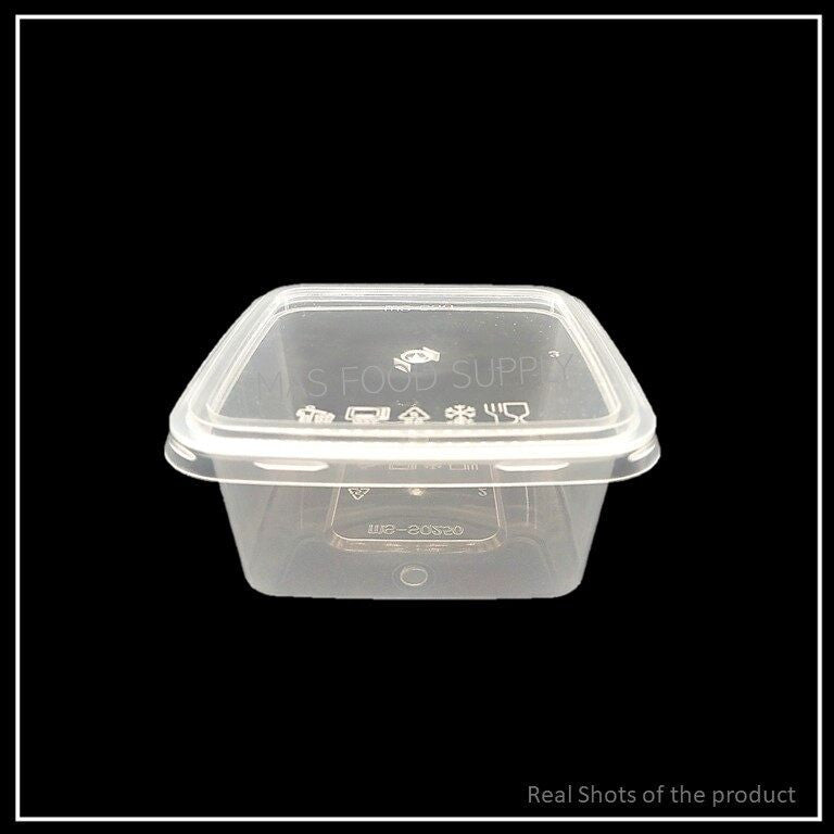 500Sets Per Carton Square Container MS SQ 250 With Lid