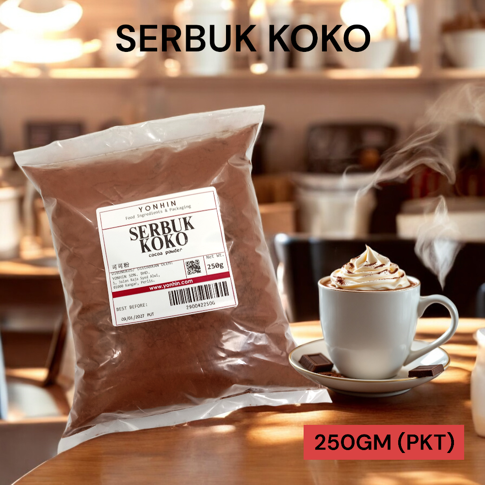 SERBUK KOKO 250GM PER PKT