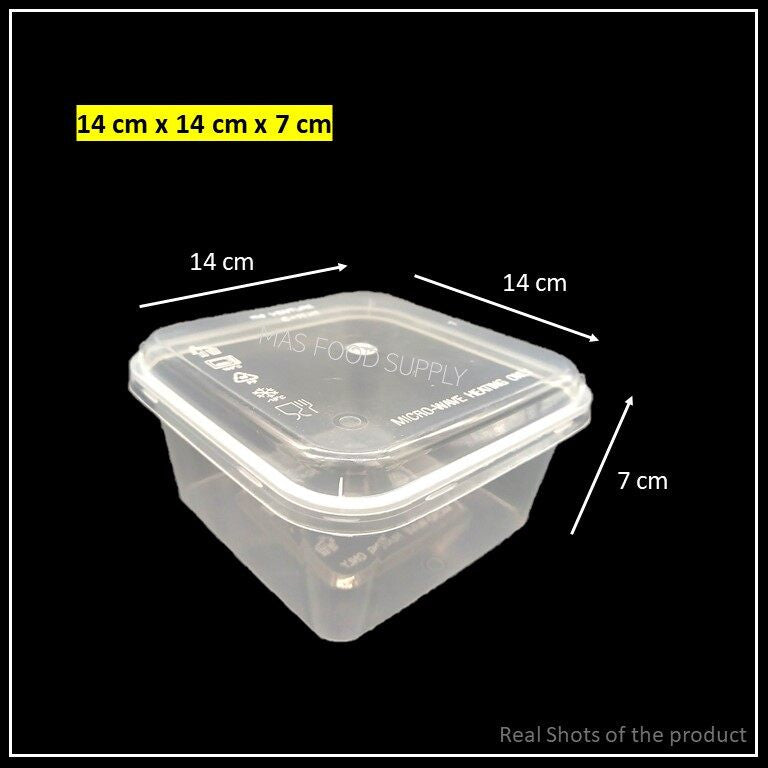 500Sets Per Carton Square Container MS SQ 650 With Lid