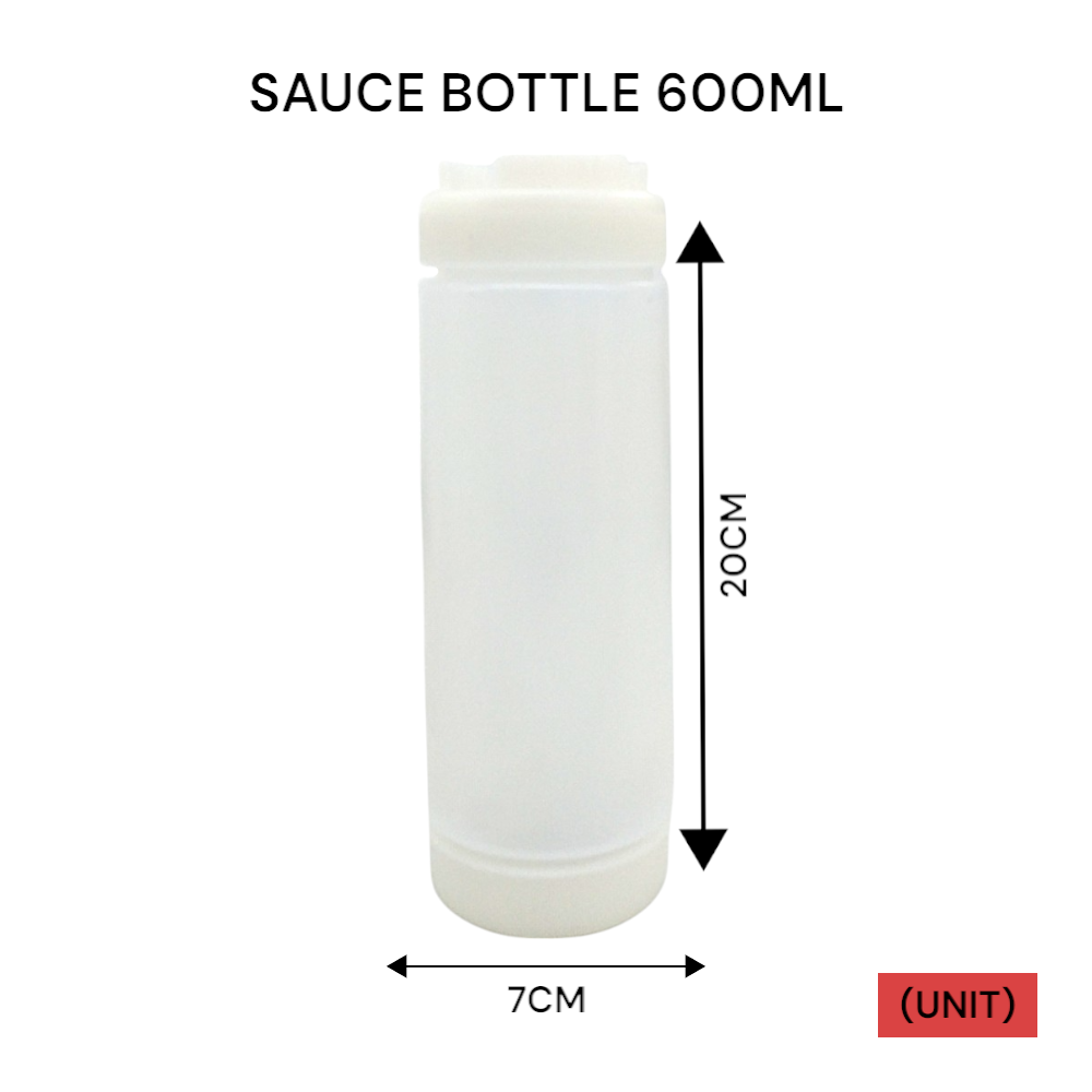 600ML SAUCE BOTTLE (PL-1027) (READY STOCK)