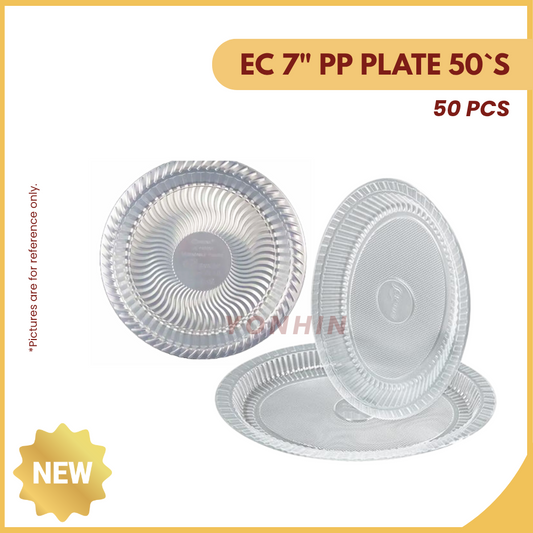 EC 7" PP PLATE 50`s-PKT