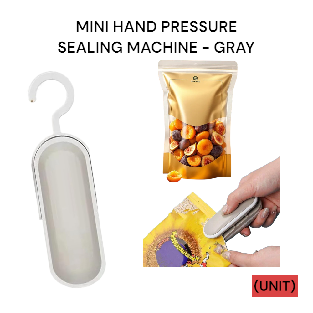 MINI HAND PRESSURE SEALING MACHINE-GRAY PER UNIT