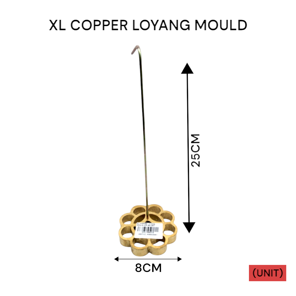 XL COPPER LOYANG MOULD (CP-06) (READY STOCK)