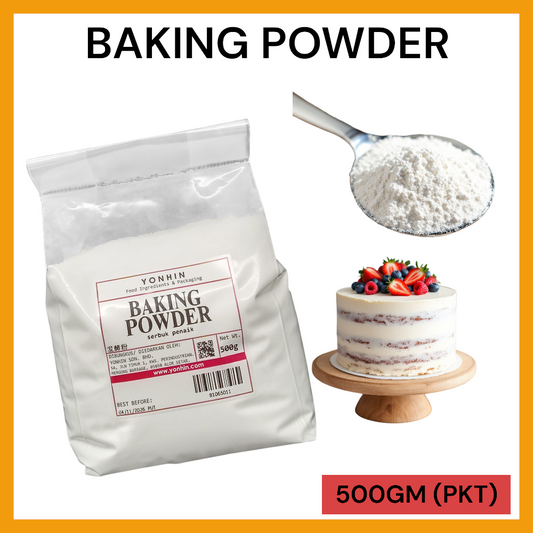 BAKING POWDER 500GM PER PKT