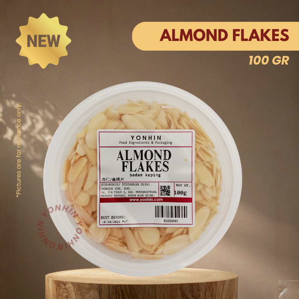ALMOND FLAKES 100GM-PKT-R