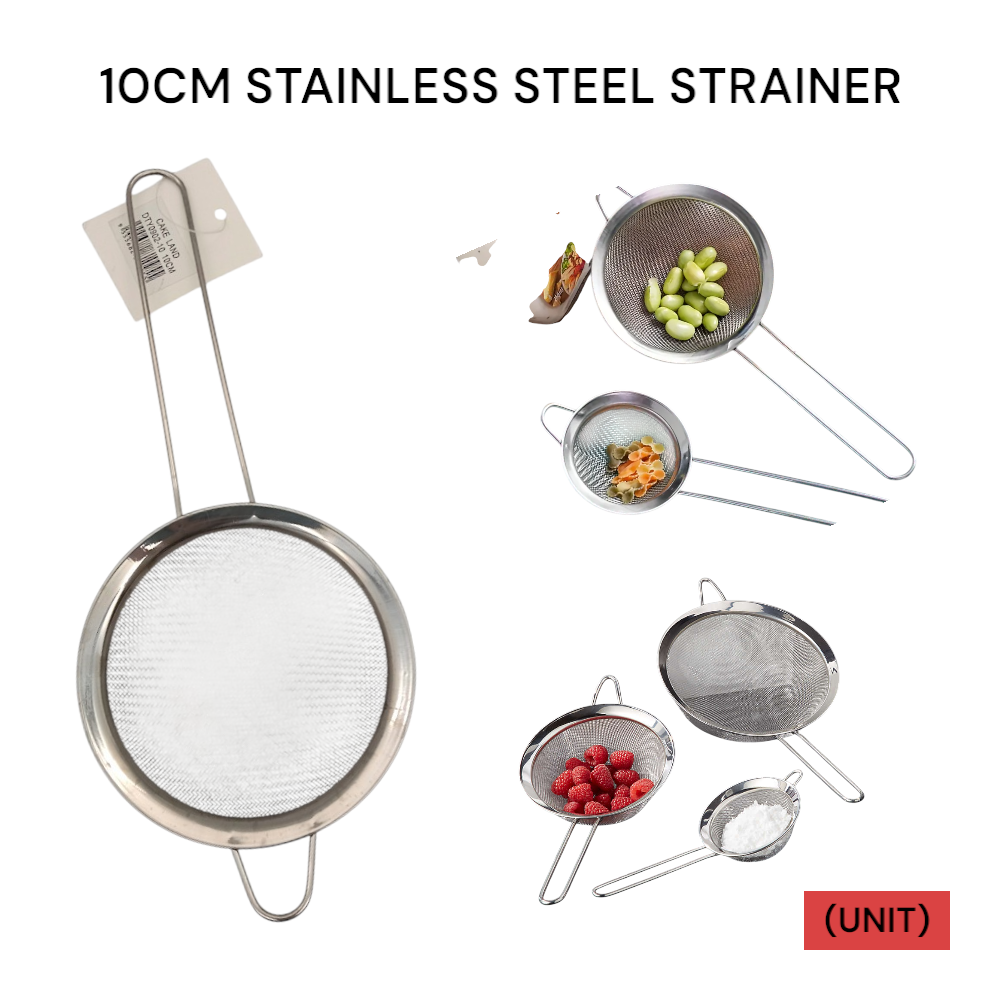 10CM STAINLESS STEEL STRAINER (51-DTY0902-10)