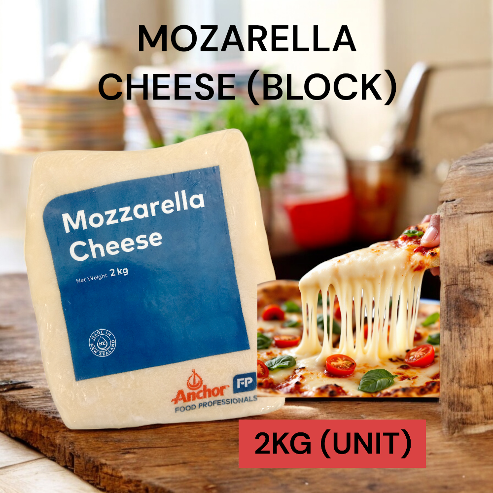 ANCHOR MOZZARELLA CHEESE (BLOCK) 2KG PER UNIT