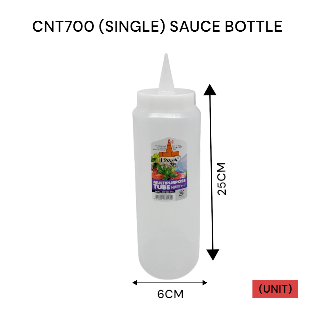 CNT700 SAUCE BOTTLE WITH SINGLE TUBE