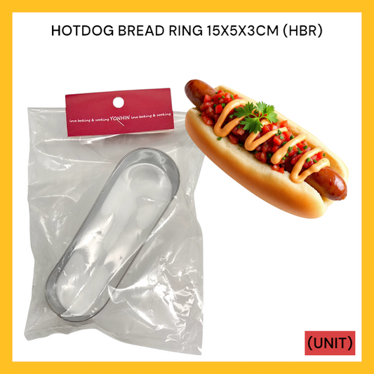 HOTDOG BREAD RING 15X5X3CM (HBR) PER UNIT