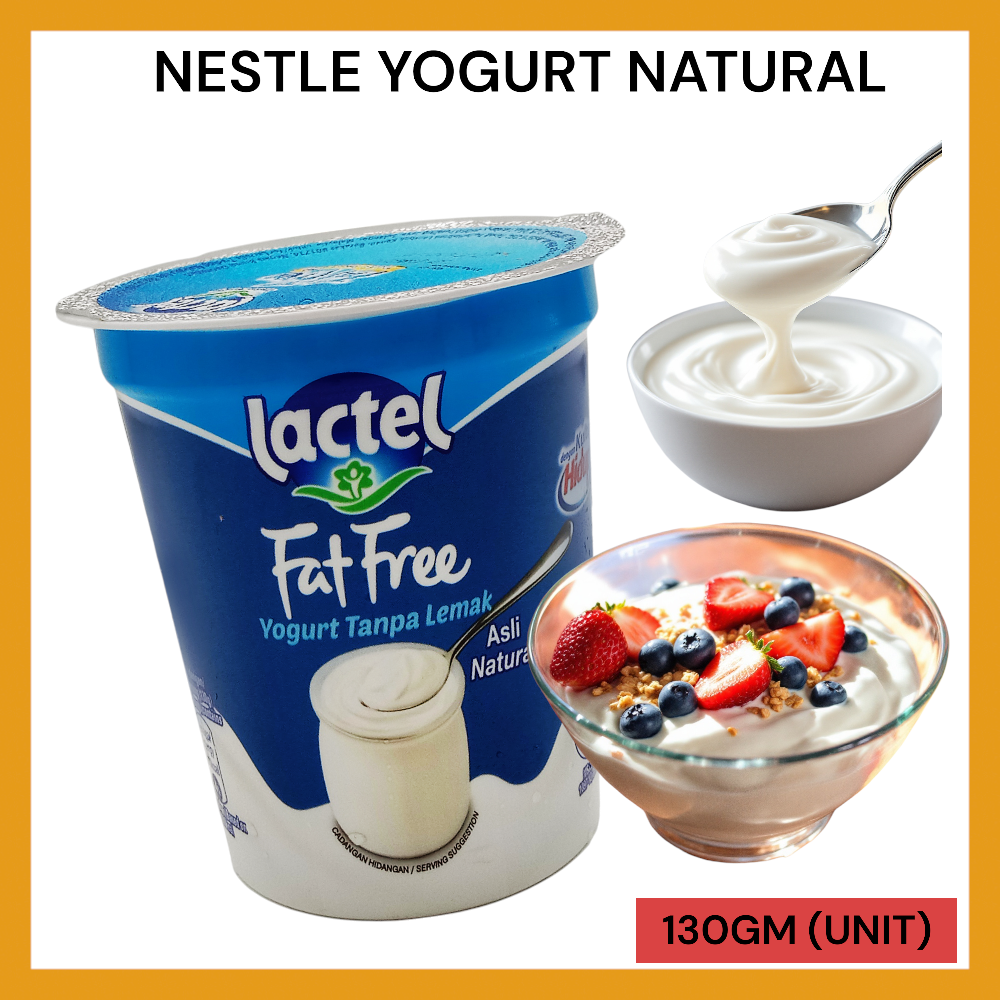 NESTLE YOGURT NATURAL 130GM PER UNIT