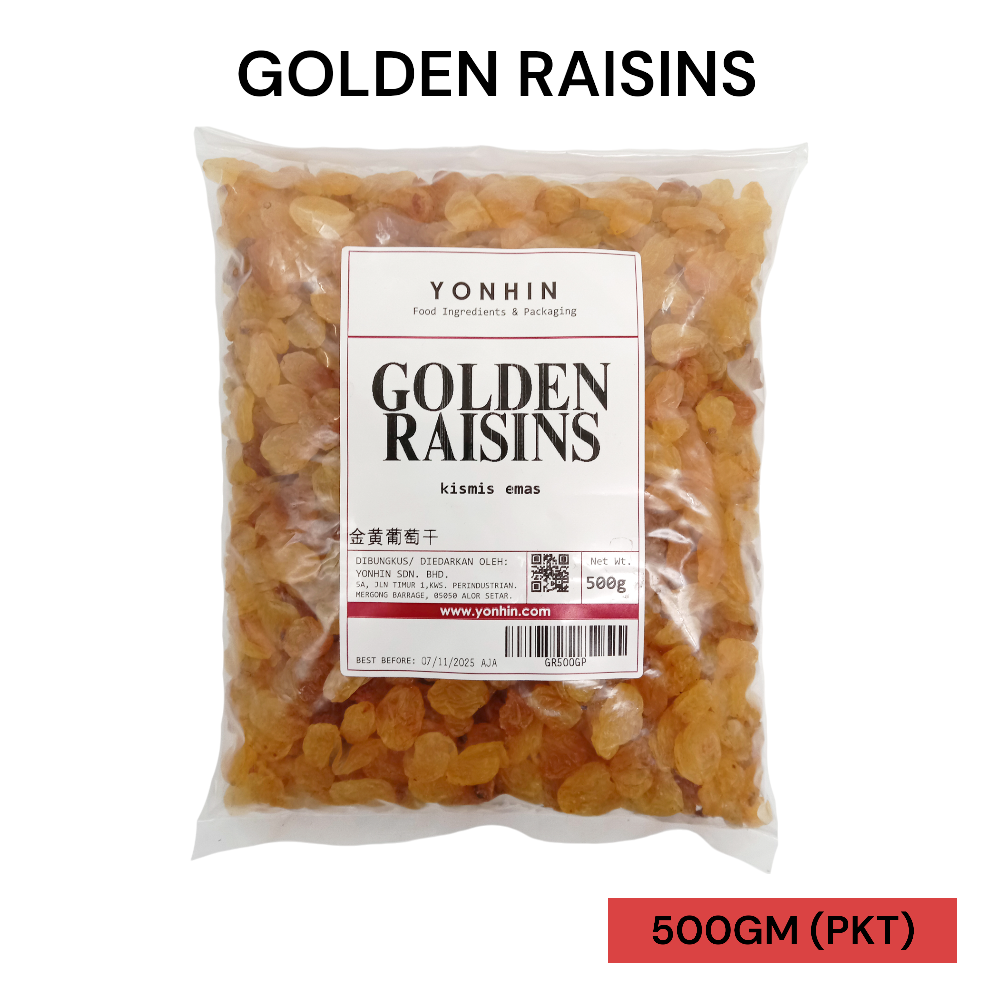 GOLDEN RAISINS 500GM PER PKT