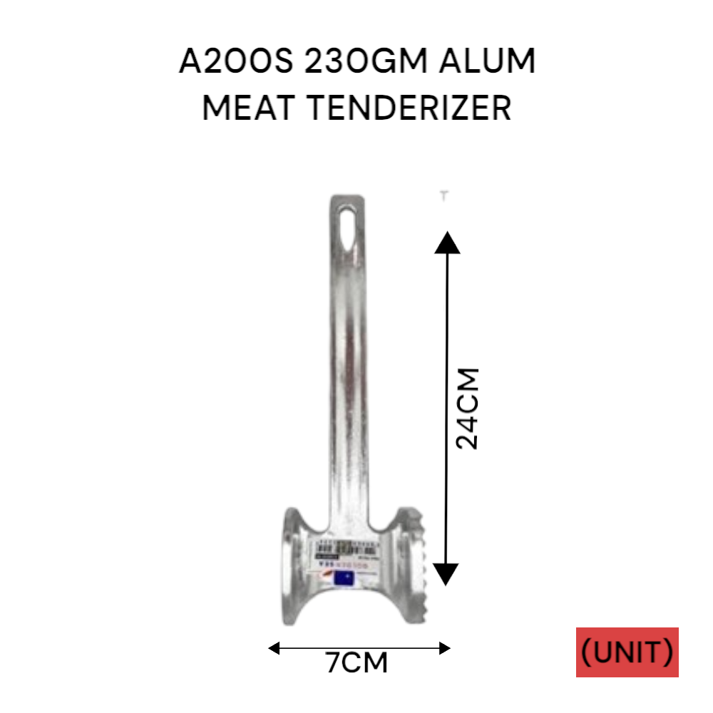 A200S 230GM ALUM MEAT TENDERIZER (AL-320) PER UNIT