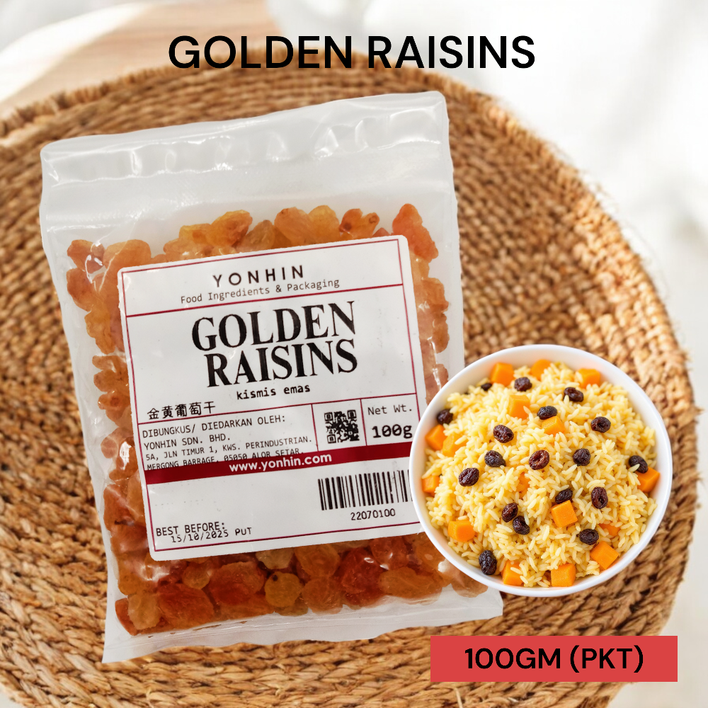 GOLDEN RAISINS 100GM PER PKT