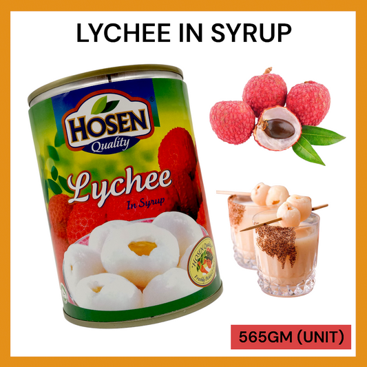 HOSEN LYCHEE IN SYRUP 565GM PER UNIT