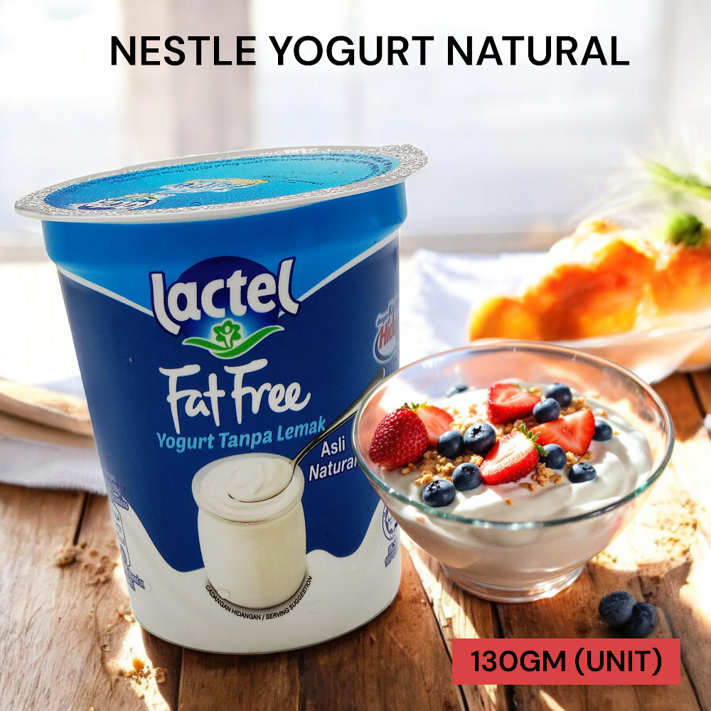 NESTLE YOGURT NATURAL 130GM PER UNIT