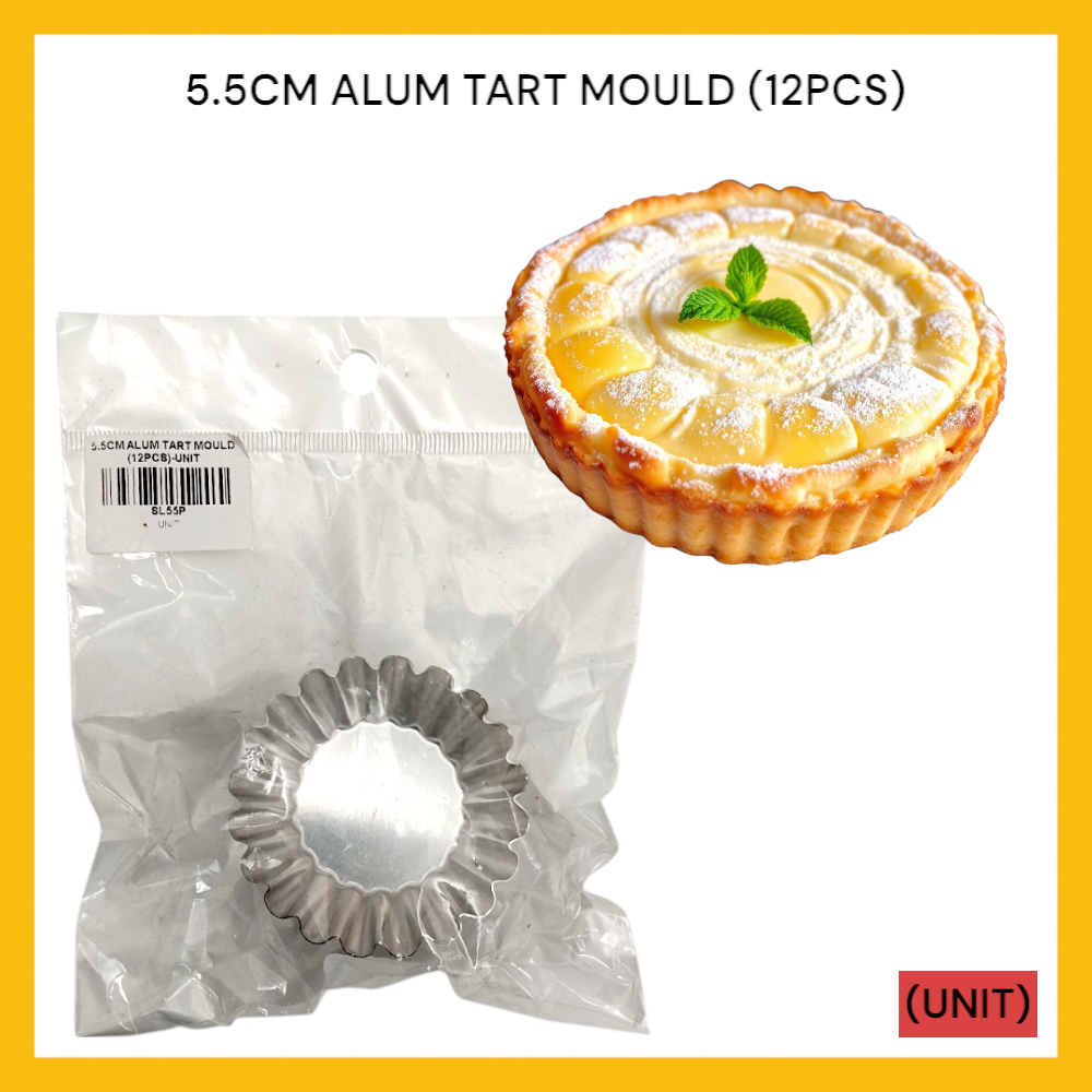5.5CM ALUM TART MOULD (12PCS) PER UNIT