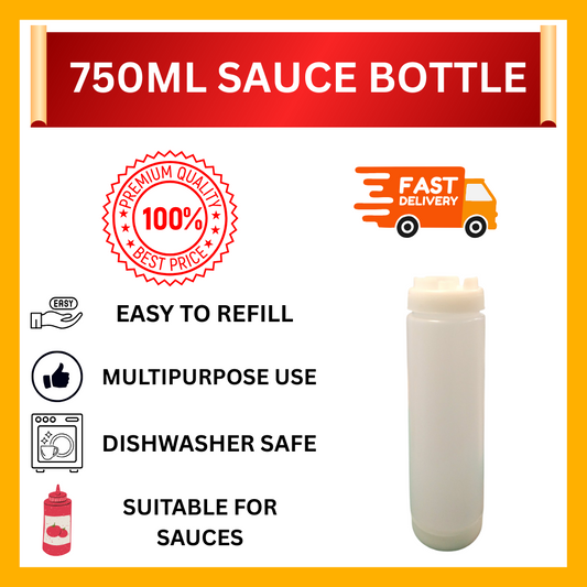 750ML SAUCE BOTTLE (PL-1026) (READY STOCK)