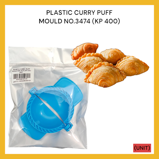 PLASTIC CURRY PUFF MOULD NO.3474 (KP 400) PER UNIT
