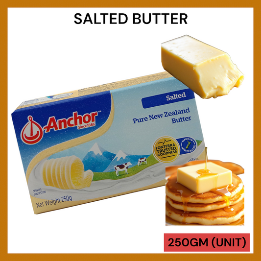 ANCHOR SALTED BUTTER 250GM PER UNIT