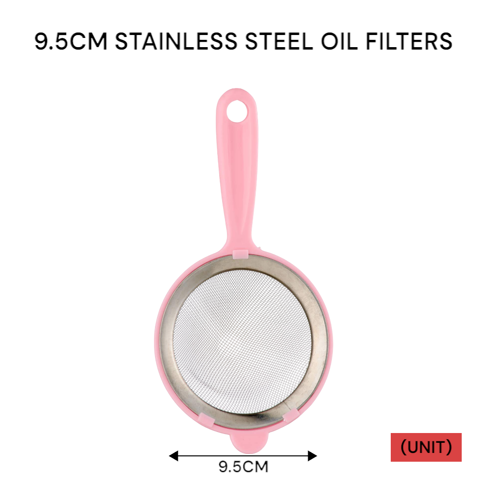 9.5CM STAINLESS STEEL OIL FILTERS