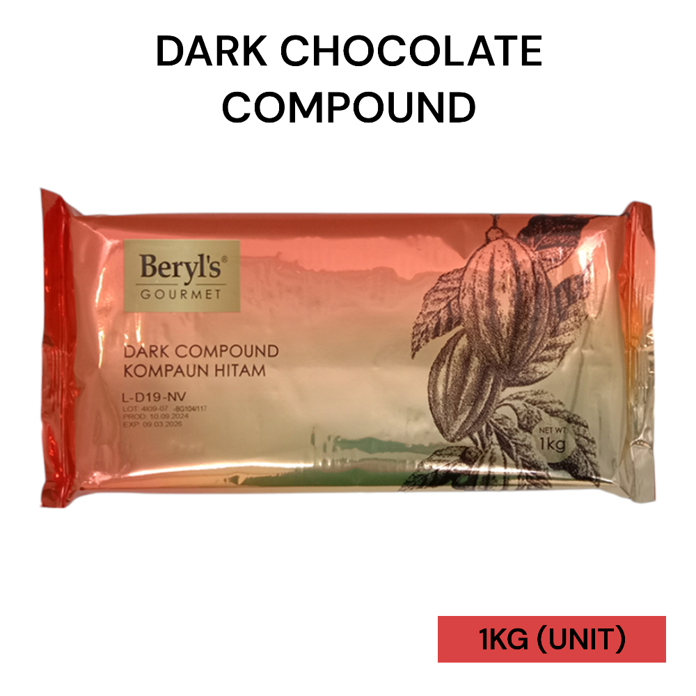 BERYL`S DARK CHOCOLATE COMPOUND 1KG PER UNIT