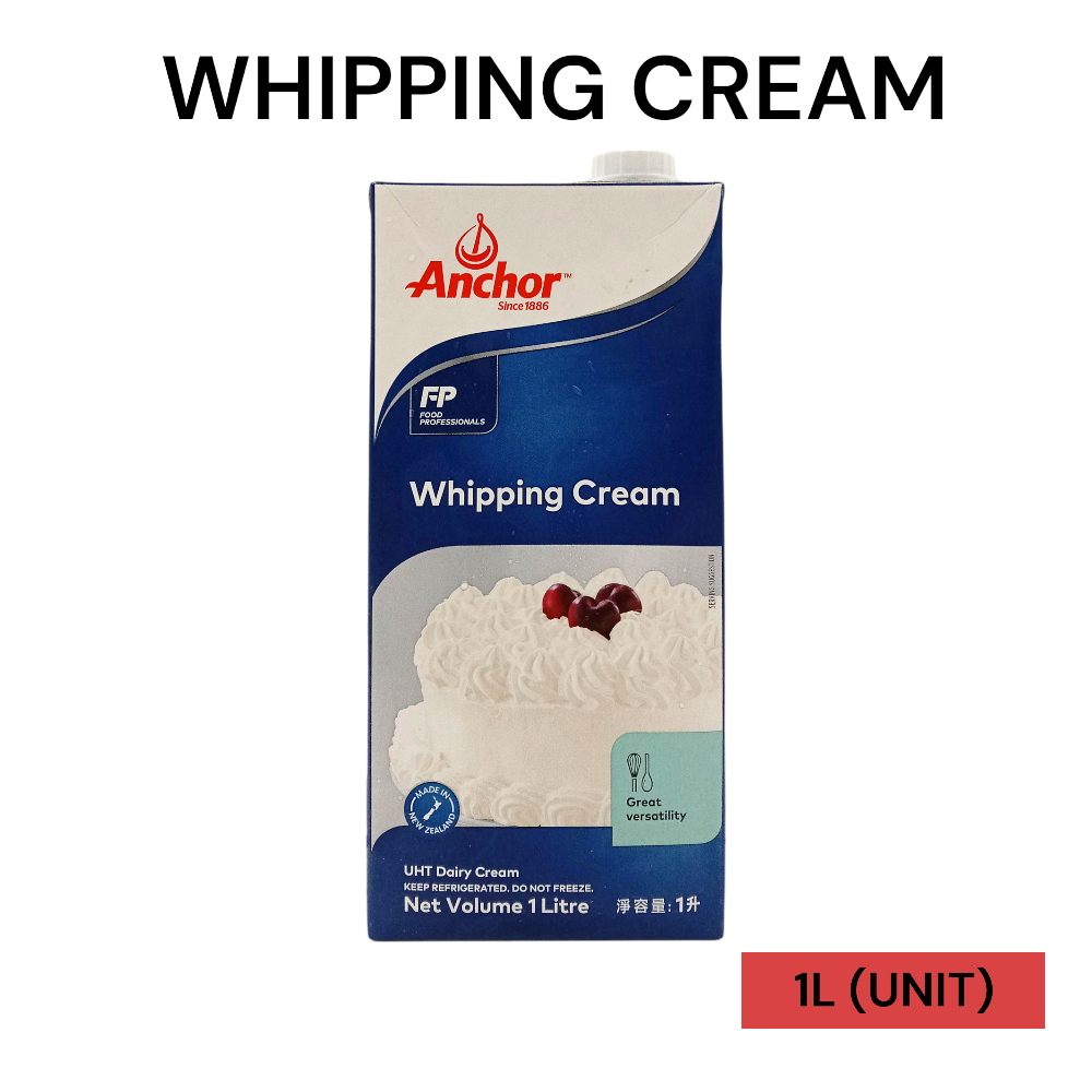 ANCHOR UHT WHIPPING CREAM 1LTR PER UNIT