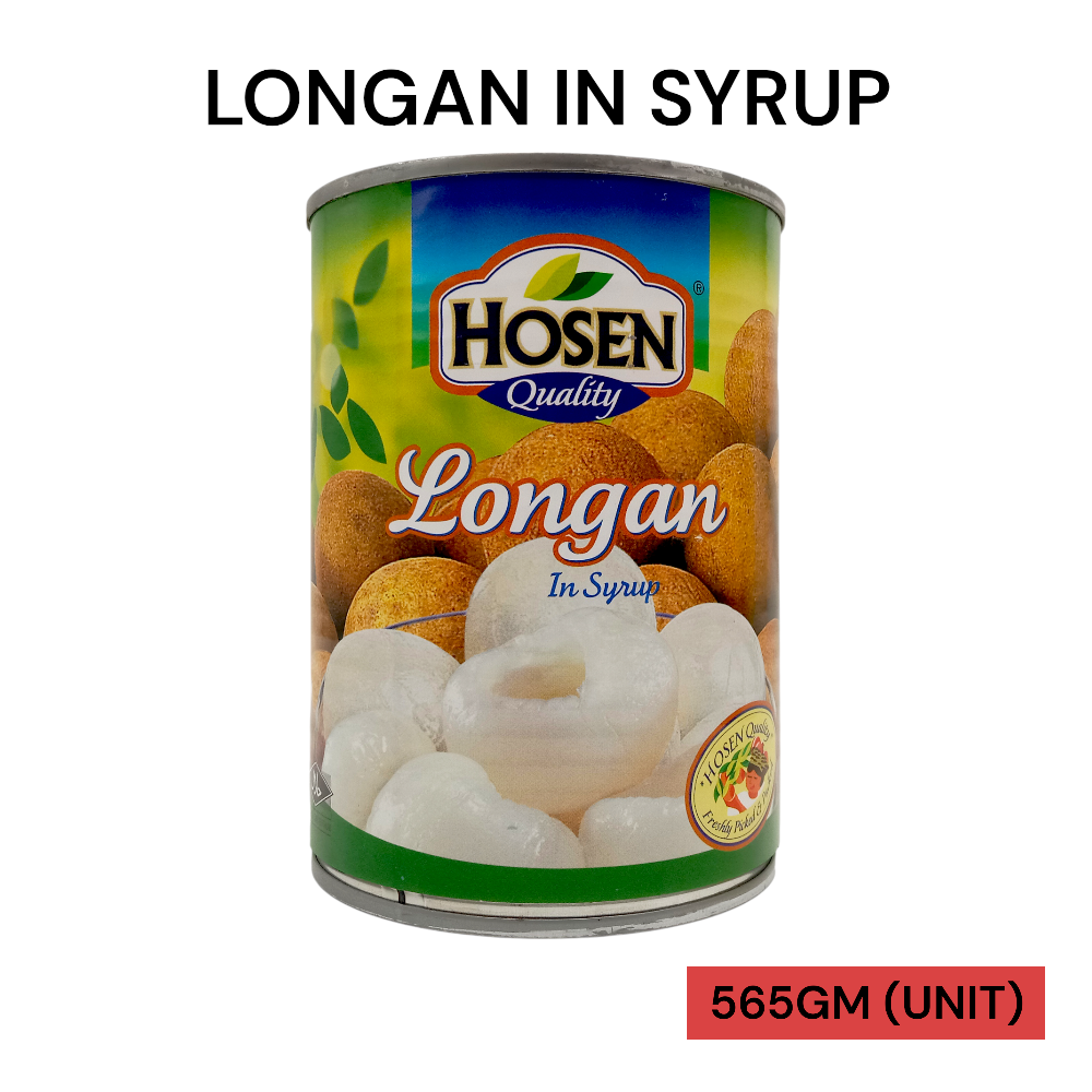HOSEN LONGAN IN SYRUP 565GM PER UNIT