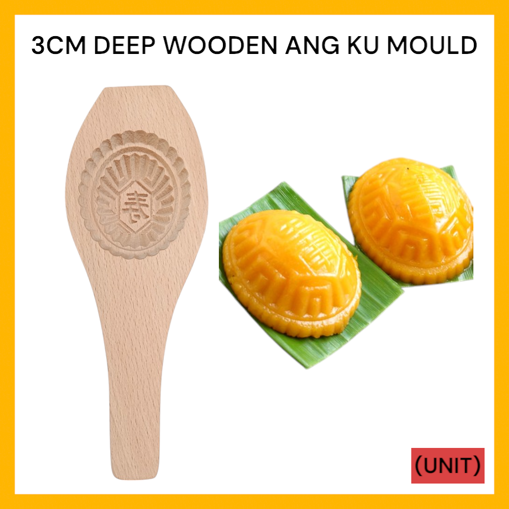 3CM DEEP WOODEN ANG KU MOULD (BB-474) PER UNIT
