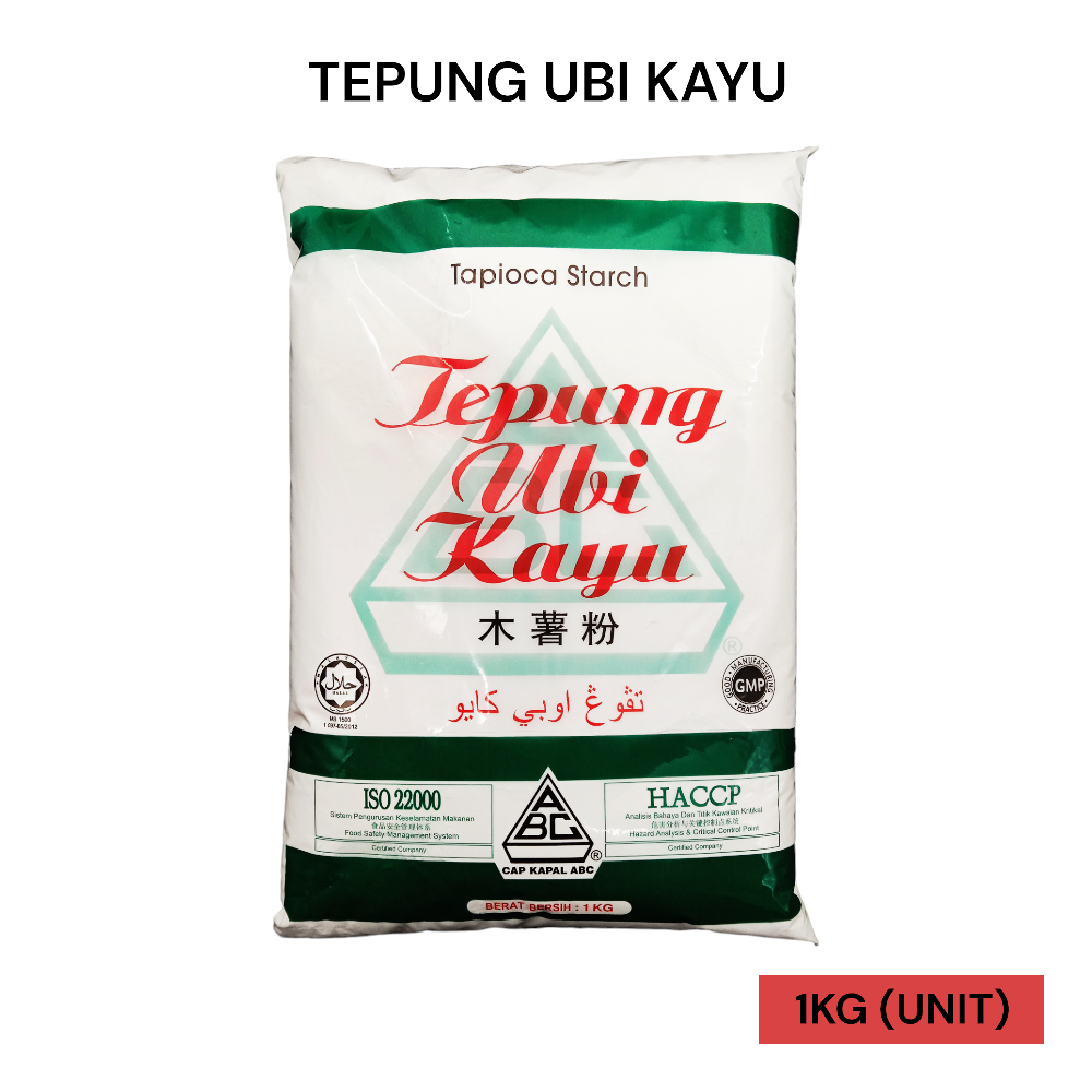 TEPUNG UBI KAYU ABC 1KG PER UNIT