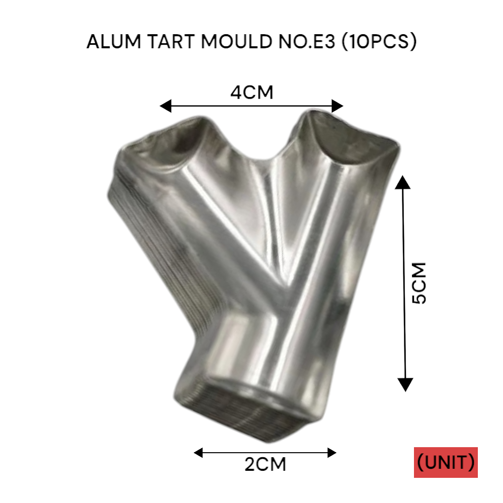 ALUM TART MOULD NO.E3 (10PCS) PER PKT