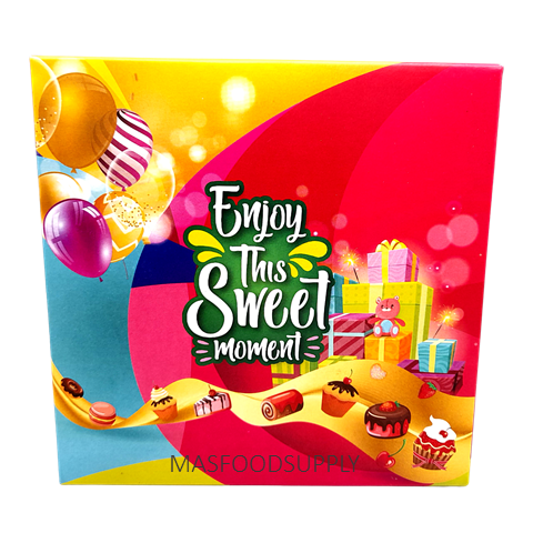 200Pcs Per Bundle Colourful 9 Inch Cake Box
