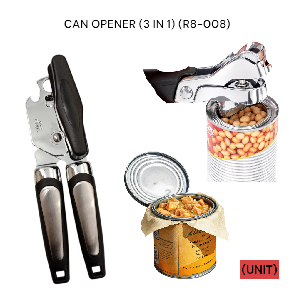 CAN OPENER (3 IN 1) (R8-008) PER UNIT