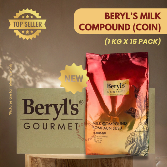 Beryl's Milk Compound Coins Carton ( 1kg x 15pack)