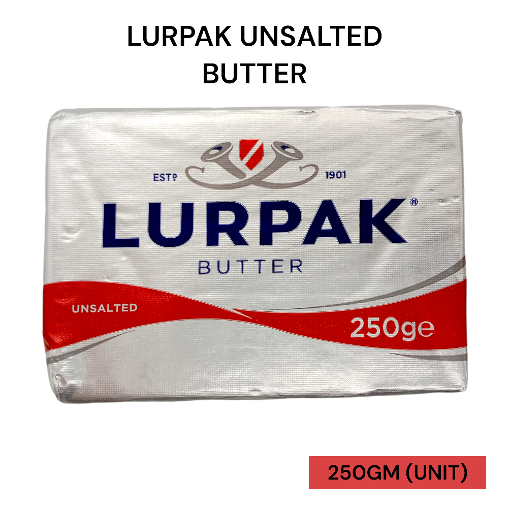 LURPAK UNSALTED BUTTER 250GM PER UNIT