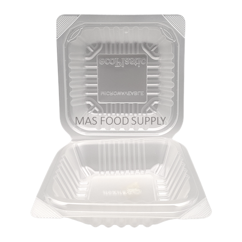 1000 pcs per Carton Container NO. BX-170 Burger Box / Plastic Disposable Lunch Box / Food Container