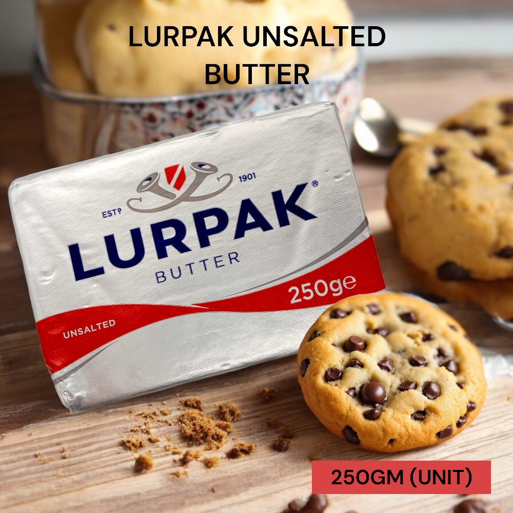 LURPAK UNSALTED BUTTER 250GM PER UNIT