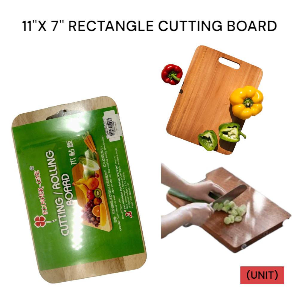 11 "X 7" RECTANGLE CUTTING BOARD (DH-117) (READY STOCK)