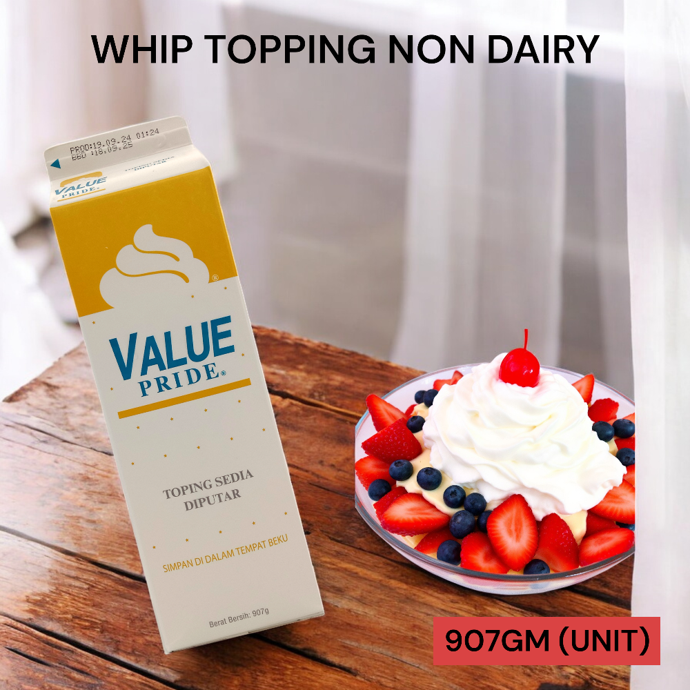 RICH VALUE PRIDE WHIP TOPPING NON DAIRY (05359) 907GM PER UNIT