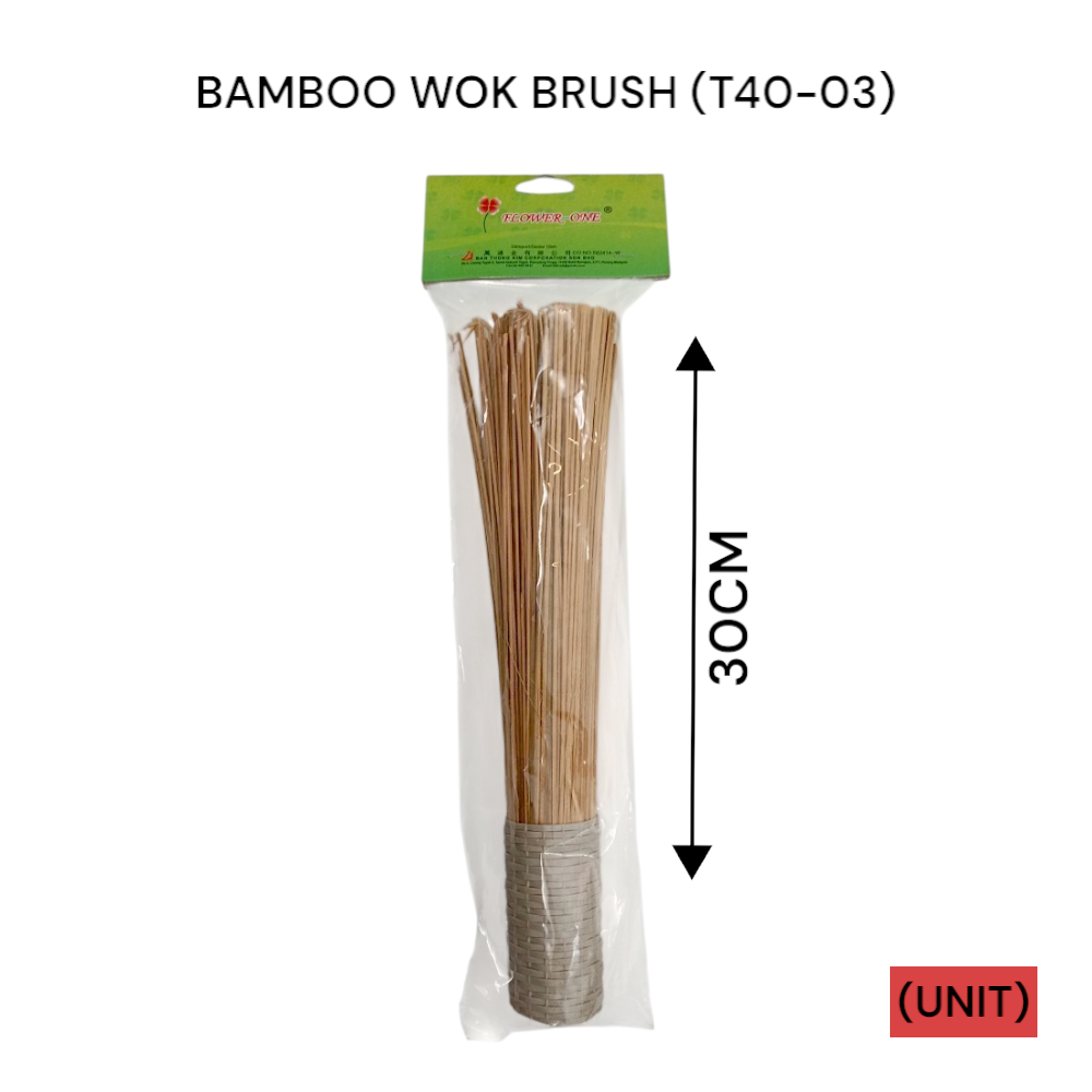 BAMBOO WOK BRUSH (T40-03) PER UNIT