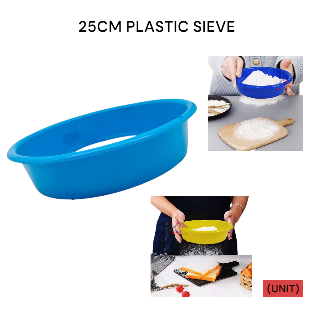 25CM PLASTIC SIEVE (999) (READY STOCK)