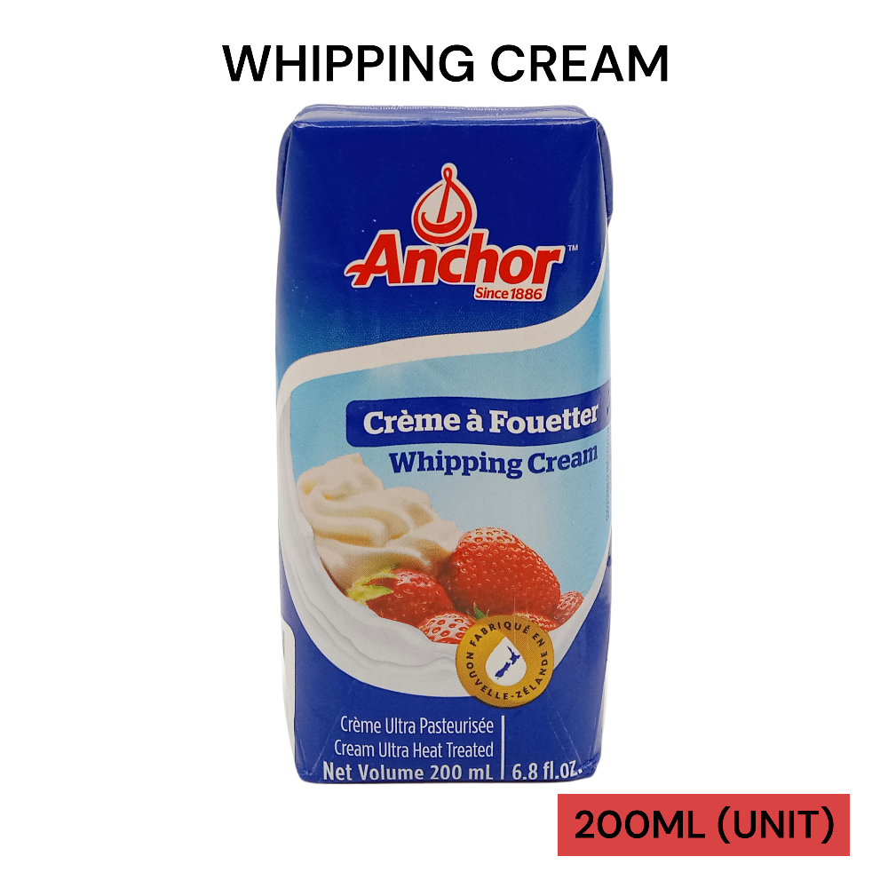ANCHOR UHT WHIPPING CREAM 200ML PER UNIT